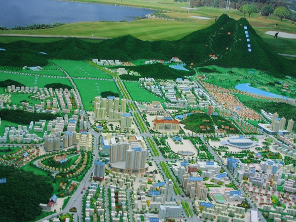 巴盟城市规划模型制作